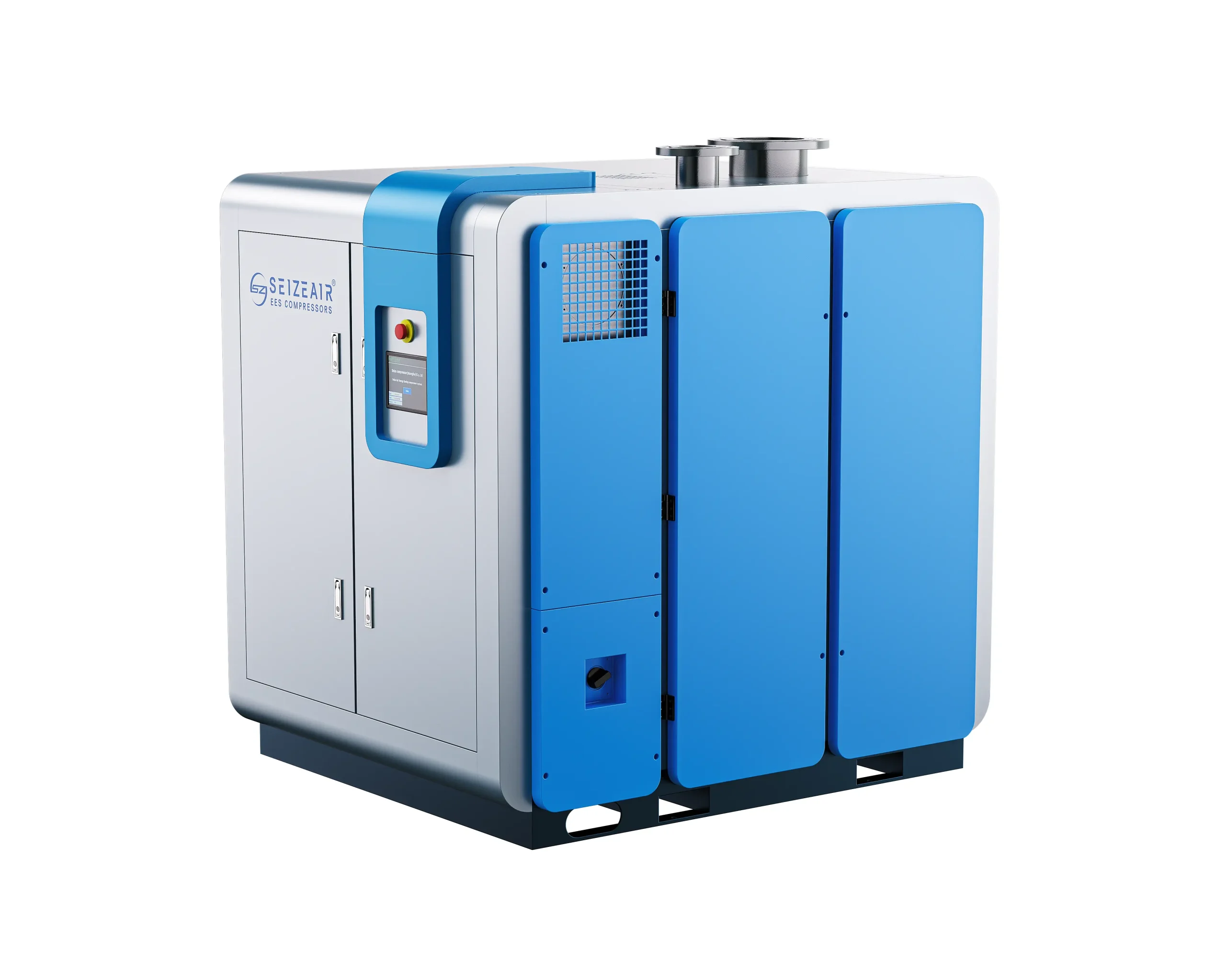 Oil-free water lubricated screw air compressor