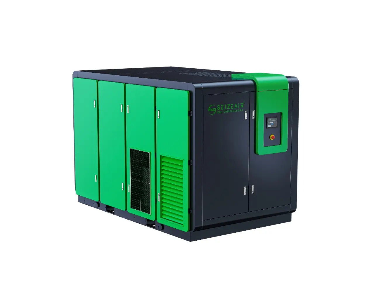 Permanent magnet variable frequency two-stage screw air compressor
