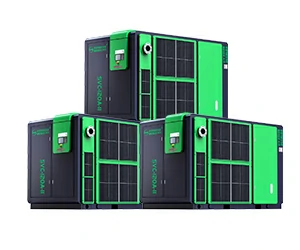 Oil-injected screw air compressor